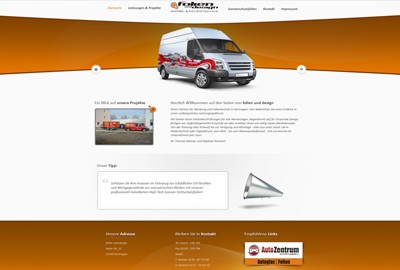 Serwis www dla Folien und Design