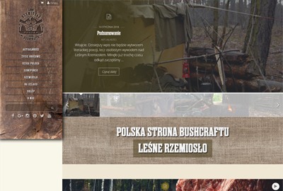 Stworzenie strony internetowej Leśne Rzemiosło