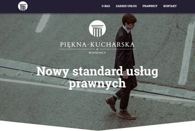 Projekt strony internetowej dla kancelarii