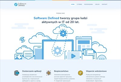 Stworzenie strony internetowej Software Defined